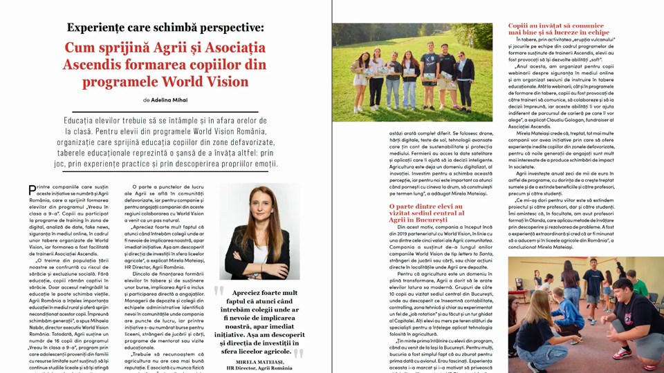 Agrii Campaign "Cultura prinde rădăcini" — feature 1